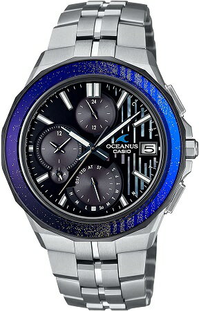 オシアナス 腕時計（メンズ） CASIO カシオ OCEANUS オシアナス OCW-S5000MB-1AJF 蒔絵 蒔きぼかし抜描瀧文 Manta Bluetooth搭載 電波ソーラー 国内正規品 日本製 メンズ シルバー 腕時計