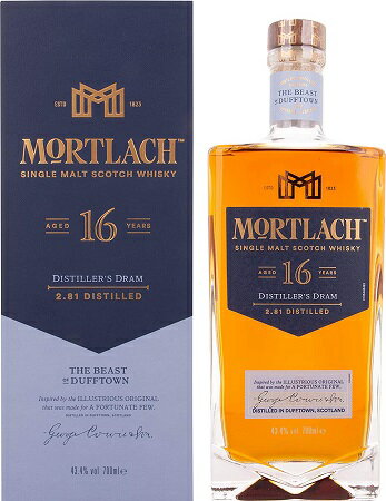 モートラック MHD モエヘネシー MORTLACH モートラック 16年 700ml カートン付き 43.4度 正規品 スコッチ ウィスキー イギリス