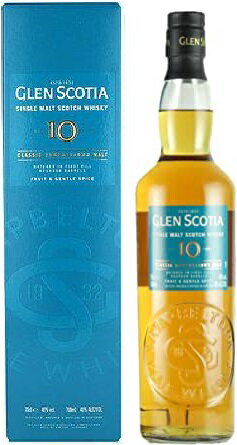 GLEN SCOTIA グレンスコシア 10年 ノンピート 700ml カートン付き 40度 正規品 スコッチ ウィスキー イギリス