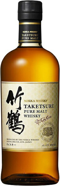 ニッカ 竹鶴 【神奈川県内配送限定】 竹鶴ピュアモルト 新パッケージ 700ml カートンなし