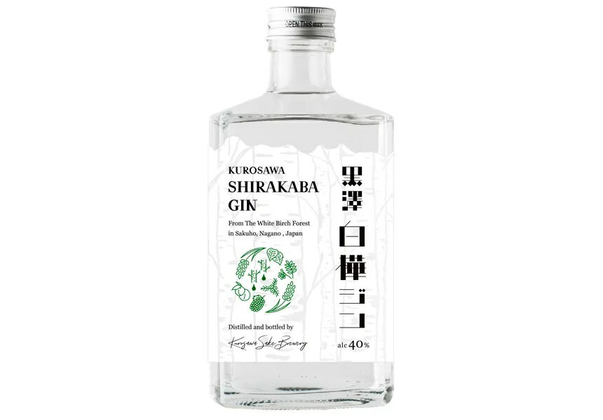 黒澤酒造 黒澤白樺ジン 500ml 長野のサムネイル