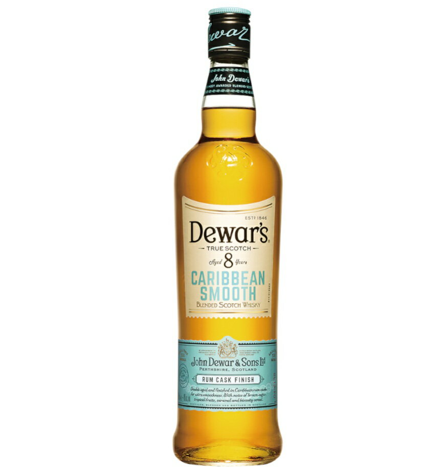 デュワーズ カリビアンスムース 8年 ブレンデッド スコッチ ウイスキー 700ml Dewar's