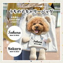 【送料無料】犬服 ドッグウェア 犬 服 ポケット バッグ キャリーバッグ トートバッグ ショルダーバッグ キャンバス 名前入り アルファベット 生まれた年 西暦 帆布 お出かけ 散歩 旅行 飛び出し防止 顔出し うちの子グッズ 写真 写真映え 小型犬 通気性 プレゼント かわいい