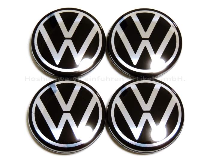 【国内発送】 VW 純正 ホイール センターキャップ 『 1S0 601 171 FOD 』 56mm 1台分 4個セット 1S0601171FOD 6C0601171XQI と互換性あり。ポロ・Tクロスなどに！