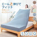 ボックスシーツ マットレスカバー 柔らかい天竺ニット シングル セミダブル ダブル クイーン 洋和兼用 ピーチスキン加工 無地でオシャレ 敷布団カバー ベットシ...
