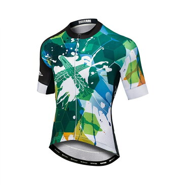 サイクルジャージ ロードバイクジャージ ロードバイク インナーパンツ 自転車服 ビブ付き 半袖 メンズ サイクルウェア スポーツ ロードバイク アウトドア 春夏用 高弾性 速乾吸汗 通気 上下セット tシャツ