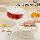 水切り器 フルーツ野菜 水切り 野菜みずきり 野菜水切り 野菜水切り器 ボウル サラダ 水洗い キッチン用品 保存容器 冷蔵庫 カゴ 水切りボウル 存容器 ザル...