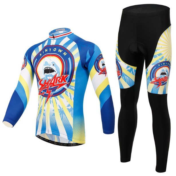 サイクルジャージ サイクルウェア ロードバイクジャージ ロードバイク インナーパンツ メンズ 長袖 裏起毛 上下セット チームユニフォーム 自転車服 ロードバイク 春秋 吸汗 速乾 自転車ウェア スポーツウェア 運動 送料無料