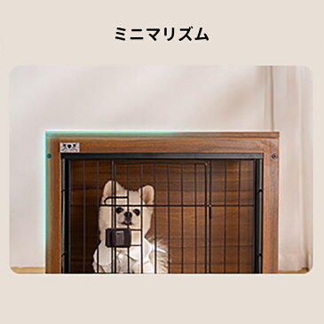 ＼クーポンで14999円★ポイント5倍／即日発送 ペットサークル 犬 ケージサークル 74*52*65cm 室内 木目調 ペット ペットケージ ペットサークル ゲージ 木目 超小型犬 小型犬 簡単組み立て アイリス木目調 ケージ 木製風 ペットケージ 木目調 小型犬