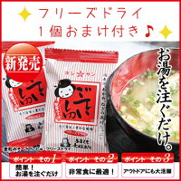 フリーズドライ味噌おまけつき