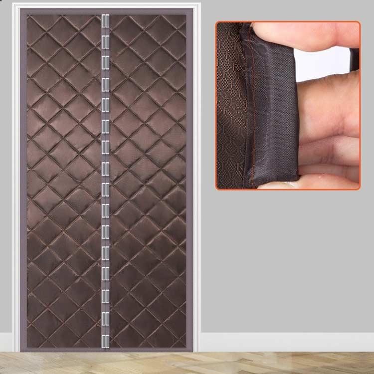 ドアカーテン マジックテープ付き 冷暖房効率アップ 防音 省エネ対策 のれん 簡単取付 間仕切りカーテン 防寒対策 マグネット式