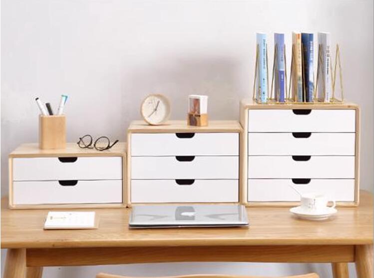 文房具収納 大容量 仕切り 滑り止め ブラジャー 下着収納 ホワイト 3段 2段 4段 小物 横 木製 収納ボッ..