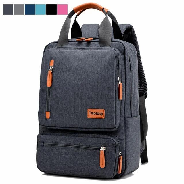 乐天商城 - 【初購入3500円以上7％OFFクーポン】 パソコンバッグ リュックサック バックパック レディース メンズ リュック ノートPC PCポケット付き キャンバス 大きめ 大容量 男女兼用 バッグ かわいい アウトドア カジュアル おしゃれ 旅行 通勤 通学 出張 就活 全6色
