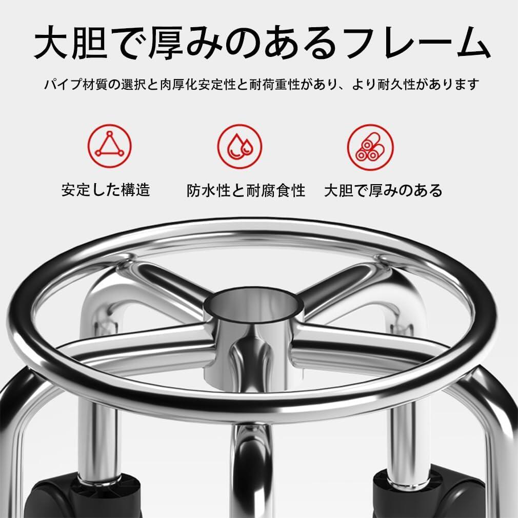 丸椅子 キャスター付き 作業椅子 回転椅子 丸イス ロースツール 360度 作業チェア 厚手クッション イス 低い 作業 キャスター 自転車 自動車整備 低所作業 スツール 移動いす 修理 修理作業椅子 低作業用チェア メンテナンス 2 タイプ 8色 [2]