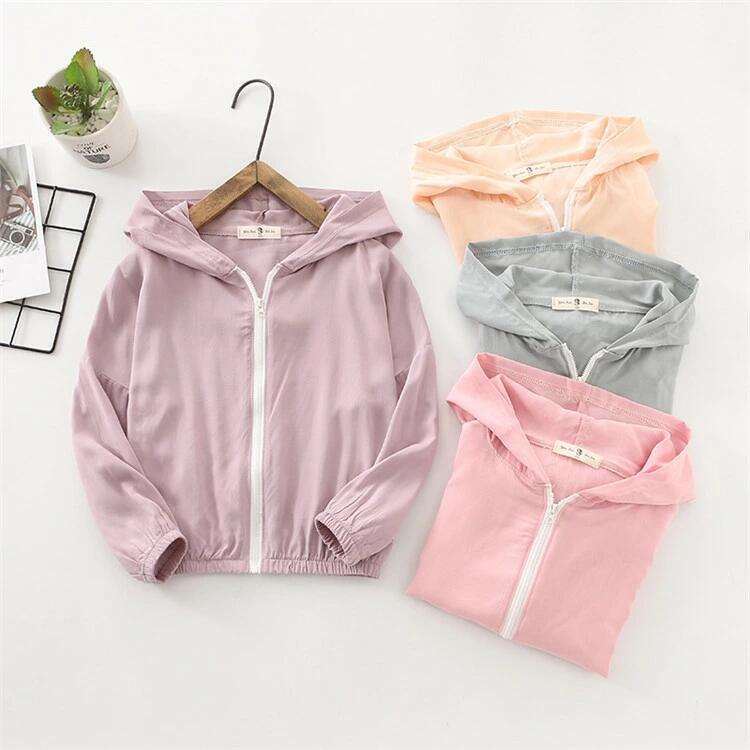 乐天商城 - 【初購入3500円以上7％OFFクーポン】 子ども服 トップス 女の子男の子 親子 夏 日焼けどめの服 綿 フード付き 子供服 カーディガン キッズ オーバー 日よけを防ぐ 紫外線防止 日焼け止めコート