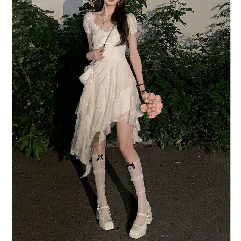 ワンピース レディース フレンチワンピース 夏 きれいめ 半袖 花柄 マキシワンピ ドレス フレア Aライン おしゃれ 着痩せ リゾートワンピース 結婚式 二次会 お呼ばれ 演奏会