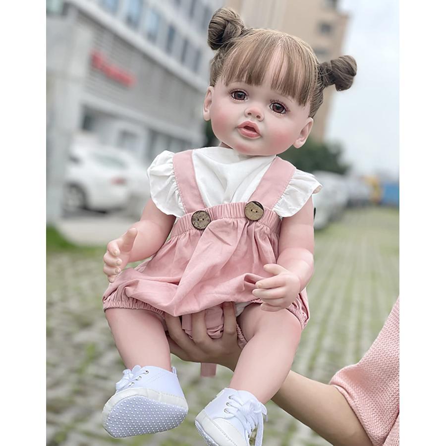 生まれ変わった赤ちゃん人形、本物そっくりのリアルなベビードール 女の子 新生児...
