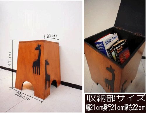 アジアン家具 バリ家具 ♪アニマル彫刻収納スツール <ゾウ>♪ スツール 収納 ボックススツール 木製 イス アンティーク [2]