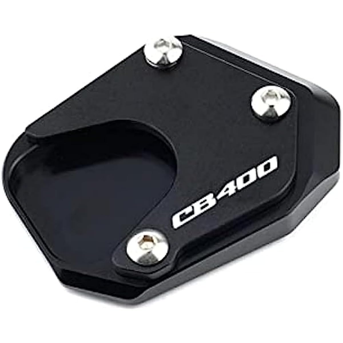 Rakuten - CB400/X/F CB400SF 1998-2021バイク用サイドスタンドキックスタンド プレート パッド エンド cb400sf nc42 nc39カスタムパーツ cb400xパーツ (ブラック)