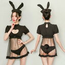 うさぎ 兎耳 bunny 女性用 ベビードール セクシー ランジェリー 下着 バニーガール リボン バニー コス インナー・ナイトウエア sexy コスプレ ベビードール babydoll ルームウェア バニーガール レディース 誕生日 パーディーH236