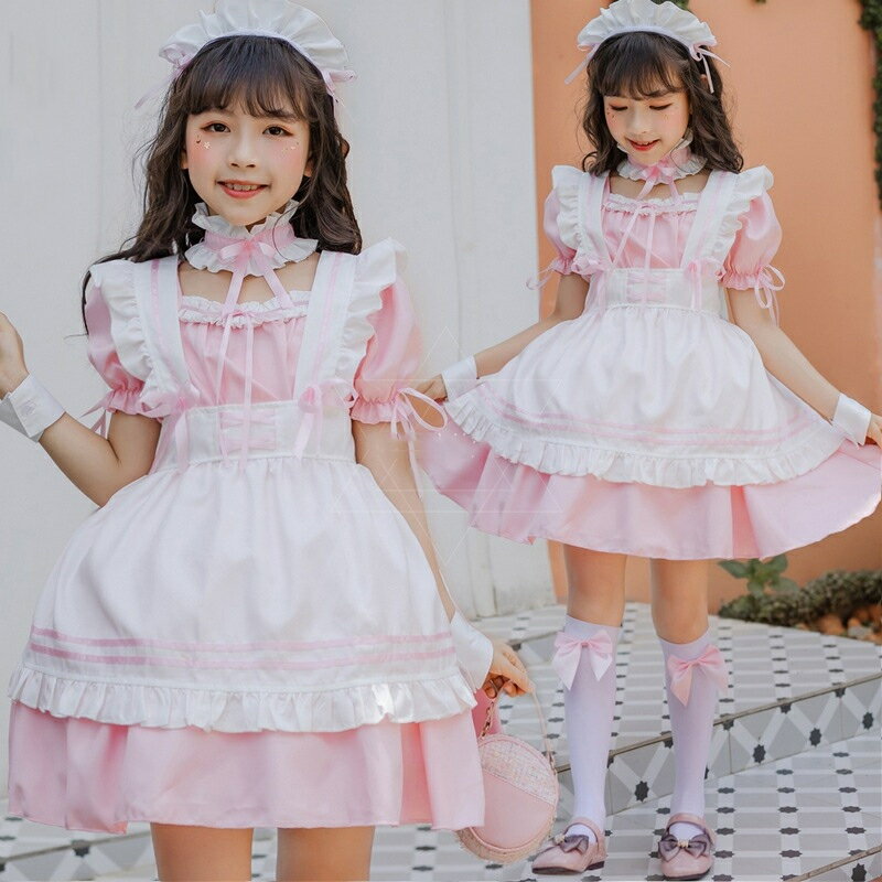 ロリータ メイド ゴスロリ ワンピース 中華風 ロリータ キッズ メイド チャイナ ロリ ゴシック 3色あり Lolita系 チャイナドレス ロリィタ 子供用 スカート 萌え萌え 中華 少女ウェア 小悪魔 ハロウィン 子供 可愛い 二次元 ドレス 学園祭 文化祭 イベント クリスマスpr48