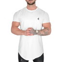 KULIXI 半袖 メンズ 筋トレ ジム Tシャツ ストレッチ シャツ トレーニング スポーツウェア トップス 大きなサイズ KU751 色:KU751(ホワイ...