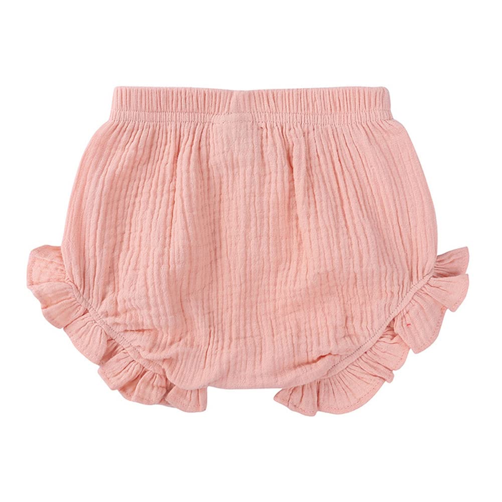 [KISBINI] ベビー服 オーバーパンツ ブルマ ショートパンツ カボチャパンツ 下着 2点 ガーゼ綿 肌着 トレーニングパンツかオムツの上に 通気 柔軟 夏服 赤ちゃん 新生児 ボトムス 可愛い キッズ 女の子 男の子 70 80 90 100 色：黒+ワイン、サイズ：70