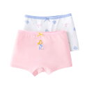OWIEOW 女の子 パンツ 子供用 ボクサーパンツ 綿 通気 柔らかい 無蛍光 可愛い 人魚姫 女児 ショーツ 2枚セット下着 キッズ ジュニア ショーツ 短パン 子供 幼稚園 小学生 保育園 110 120 130 140 150 160 色:A/ry、サイズ:110
