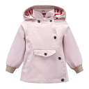 Enfants Ch?risウインドブレーカー キッズ アウター ジャケット フード付き 撥水防風 軽量 ジャンパー パーカー 子供 コート ジュニア カジュア...
