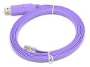 KAUMO CONSOLE(RJ45) USB変換 コンソールケーブル (パープル 2.0m FTDIチップ)