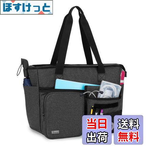 【送料無料】Trunab 訪問看護 バッグ 大容量 訪問介護 トートバッグ 看護師 在宅医療 往診バッグ (ブラ..