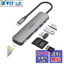 2024高機能版 USB C ハブ 6-in-1 Lvdou アダプタ|100W PD充電対応・4K HDMI・MicroSD/SDカードリーダー搭載|MacBook Pro/Air, iPad Pro, iPhone 15/16, Surface Pro, Switch, Galaxy Book, Chromebook対応 ノートPC/タブレット用