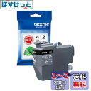 ブラザー工業(Brother Industries)BROTHER 【ブラザー純正】インクカートリッジブラックLC412BK対応型番:MFC-J7300CDW、...