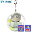 Umora バッグ 痛バ 防塵 ぬいポーチ10cmぬいぐるみ用 防水 人形入れ 全透明 クリア ケース 丸い 鞄に付ける キーホルダー付 直径12cm(M・内側...