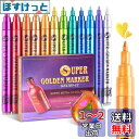 12本の超高輝度メタリックアクリルマーカー、極細0.7mmアクリルペイントペン、岩絵、陶芸、木材、キャンバス、プラスチック、ガラス、石、書道、カード作成、DIY...