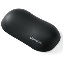 UnivoColors 人間工学に基づいたメモリフォームマウス用リストレスト プレミアムPU素材 低反発クッション 手首サポート PCゲーム&オフィスワークに最適 疲労低減 体圧分散性能 手首痛み緩和 底面に滑り止め(ブラック,wr)