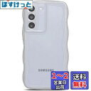 QLTYPRI Galaxy S23 ケース クリア TPU カバー ウェーブ おしゃれ 韓国 可愛い 透明 薄型 軽量 耐衝撃 滑り止め (SC-51D / SCG19) スマホケース ワイヤレス充電対応 ストラップホール付き ギャラクシーS23 ケース 6.1インチ 対応 - クリア