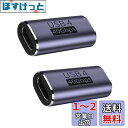 YFFSFDC USB C 中継アダプタ メス to メス USB Type C 延長アダプタ【40Gbps高速データ転送&100W/5A急速充電& 8K@60...
