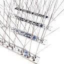 【送料無料】ONESORA 鳩避け 鳥よけ 100%ステンレス製 バードピン 耐久性 【総長 1m】 鳥よけ スパイク 鳩よけ 剣山 有刺鉄線 カラスよけ 鳥の...