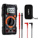 【送料無料】KAIWEETS テスター マルチメータ 2000カウントデジタルテスター AC|DC電圧 DC電流 抵抗|ダイオード|導通チエック マルチメータケース付き 日本語説明書(KM100)