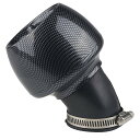 【送料無料】ADPOW 汎用バイク用カーボン調エアフィルターパワーフィルターエアクリーナー 28mm 35mm 42mm 48mm JAZZ マグナ50 モンキーゴリラエイプスーパーカブリトルカブなど