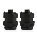 【送料無料】DiCUNO ライティングレールソケット ダクトレール用 電球ソケット 黒 E26口金対応 LED専用レール照明器具 天井照明 2個セット