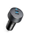 【送料無料】【Quick Charge 3.0対応】Anker PowerDrive Speed 2 (39W 2ポート カーチャージャー PowerIQ対応) iPhone/iPad/Android各種対応