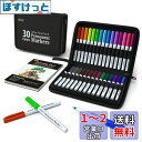 Shuttle Art 油性ペン 30色セット 極細 0.5mm カラーペン 油性マーカー 速乾 耐水 スケッチブック 収納ケース付き サインペン ネームペン ...