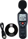 【送料無料】騒音計 データロガー, 30-130db 騒音測定器 ロガー, A/C加重 デシベル計測器 騒音計測器 音量測定器, 最大/最小、データホールド、ホームファクトリーで使用|詳細画像