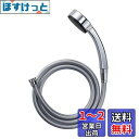 SANEI(サンエイ) シャワーセット 節水25% メッキシャワヘッド メタリック調ホース1.6? アダプター付 PS3950-CTA-CC シルバー