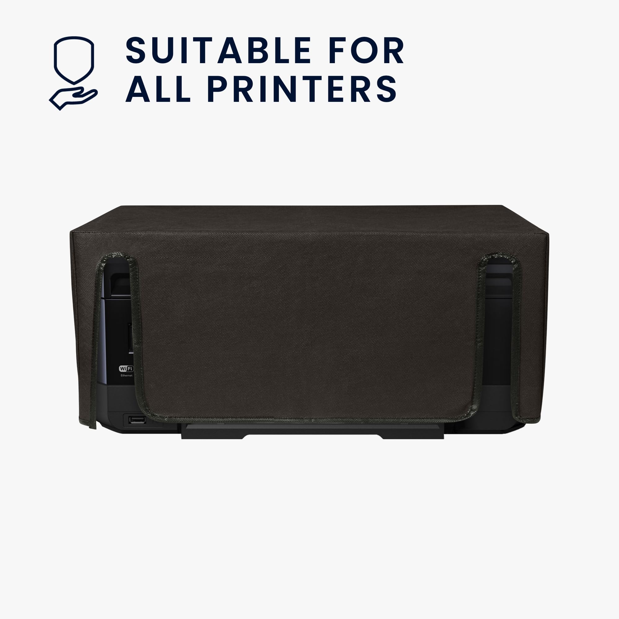 kwmobile Epson Expression Premium XP-830対応 カバー - プリンターカバー 保護ケース ほこり防止 不織布 ダークグレー