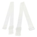 【送料無料】レディーズ ブラストラップ 透明 クリアー シリコン 肩紐 目立たない 2cm 調整可能 ペア入り