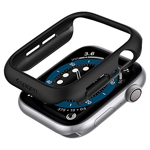 【Spigen】 Apple Watch ケース 40mm 【 SE2 / SE/Series 6 / Series 5 / series 4 対応 】 落下 衝撃 吸収 簡易着脱 超薄型 シンプル スリム 軽量 保護カバー アップルウォッチケース シン・フィット 061CS24484 (ブラック) 【Spigen】 Apple Watch ケース 40mm 【 SE2 / SE/Series 6 / Series 5 / series 4 対応 】 落下 衝撃 吸収 簡易着脱 超薄型 シンプル スリム 軽量 保護カバー アップルウォッチケース シン・フィット 061CS24484 (ブラック)