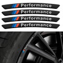 【送料無料】TOMMYFIELD ホイールステッカー リムステッカー 車 バイク ステッカー カスタム リム ホイール 4個 セット (ブラック)